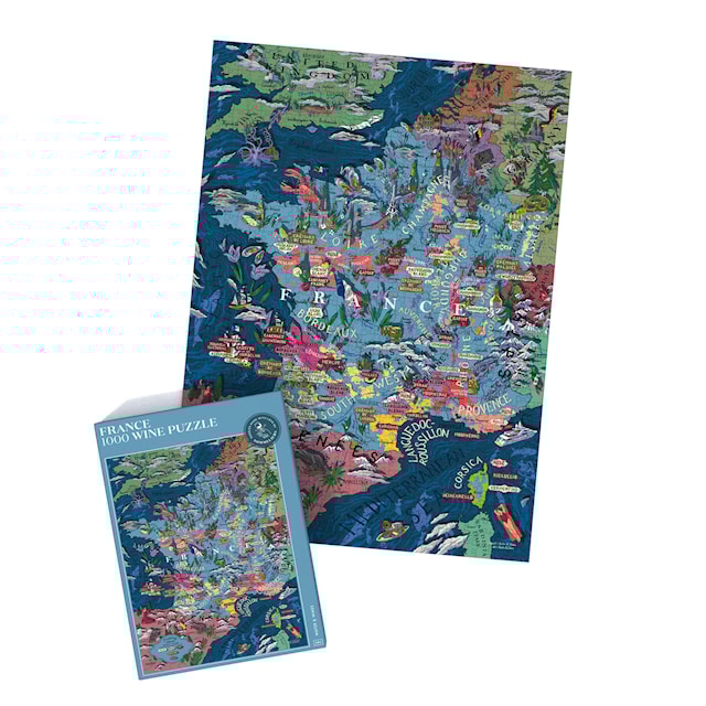 Produktbild 2 för Vinpussel - Frankrike 1000 bitar, Water and Wines