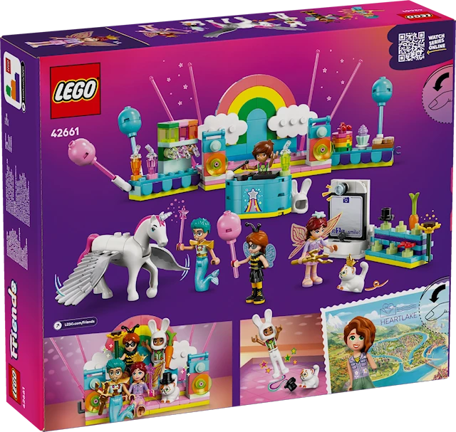 Produktbild 4 för Maskeradfest med enhörning och älva LEGO® Friends (42661)