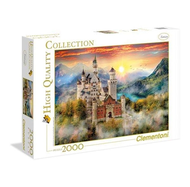 Neuschwanstein, Pussel, 2000 Bitar, Clementoni