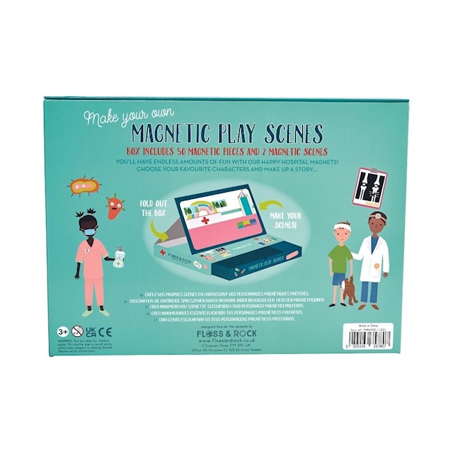 Produktbild 4 för Magnetiskt Lekset Sjukhus Floss & Rock