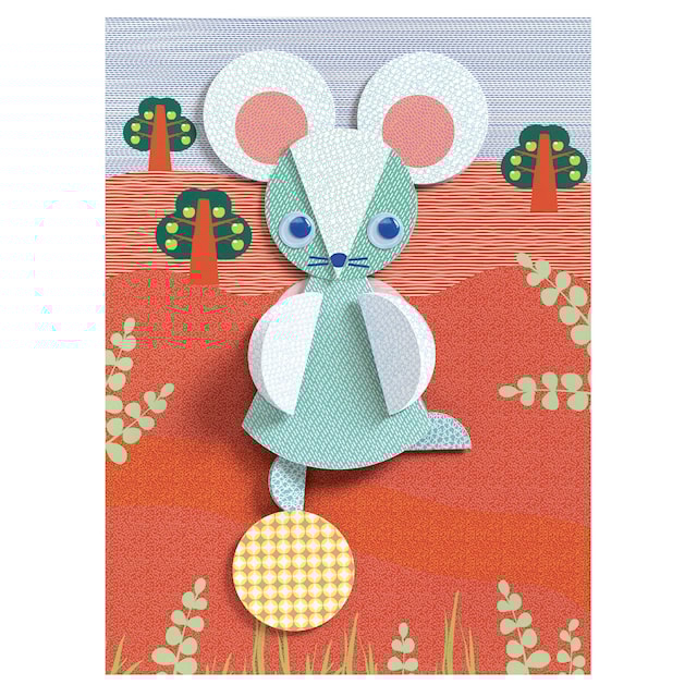 Produktbilde 3 for Håndarbeid med runde former 4 bilder 6 ark med sirkler Djeco