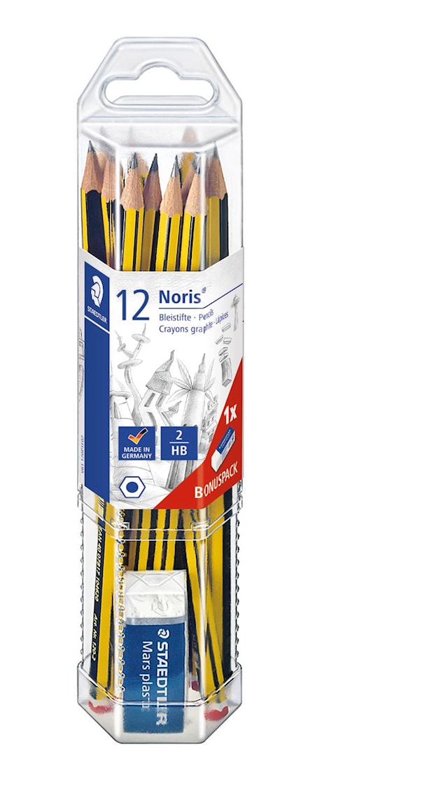 Blyertspenna HB Set 12-p Noris Staedtler