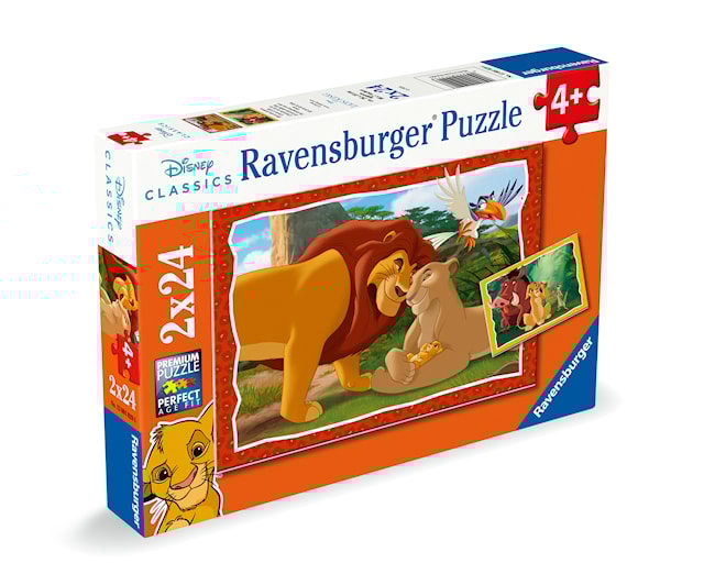 Tuotekuva 3 - Palapelit The Lion King 2x24 palaa, Ravensburger