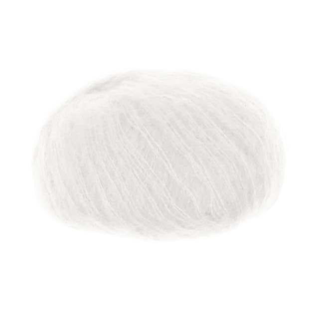Silk Mohair 25 g Bianco 6027 Lana Gatto