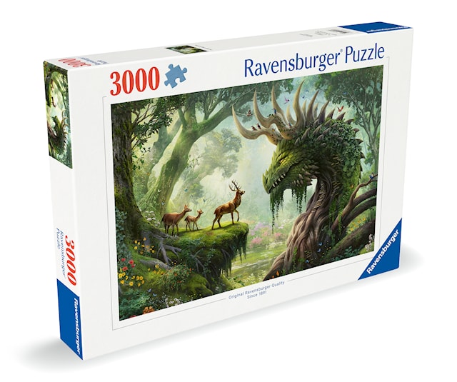 Tuotekuva 5 - Palapelit The Forest Dragon awakes 3000 palaa, Ravensburger