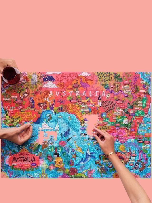 Tuotekuva 5 - Viinipalapeli - Australia 1000 palaa Water and Wines