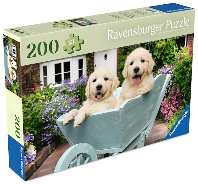 Produktbild 4 för Golden Retriever Pussel 200 bitar, Ravensburger