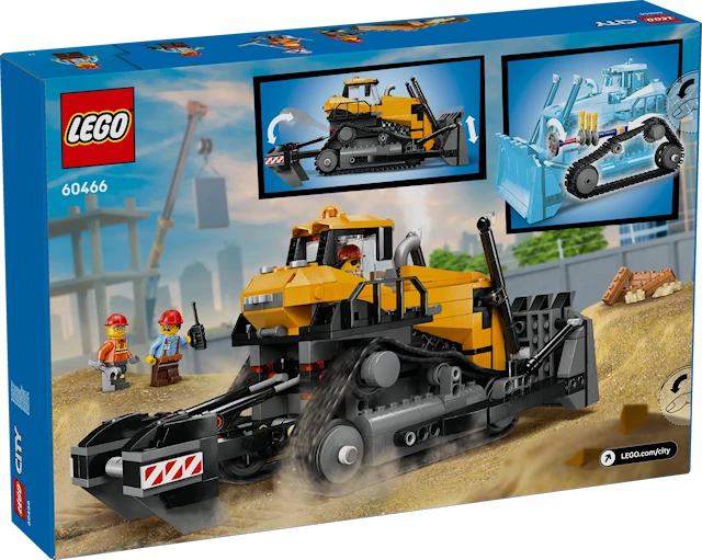 Produktbild 4 för Gul bulldozer LEGO® City (60466)