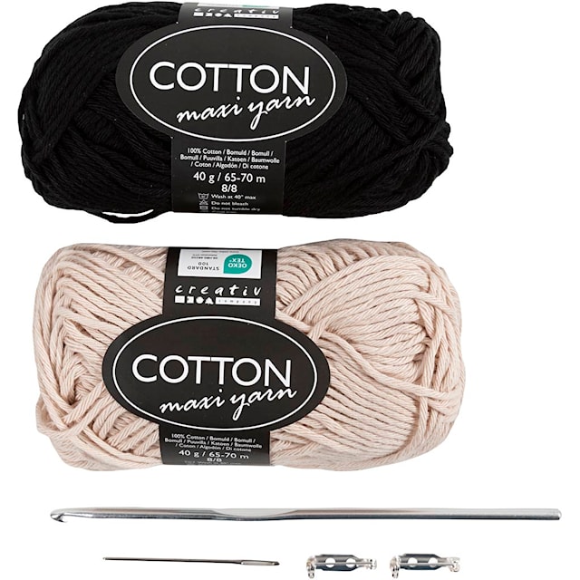 Produktbild 6 för DIY Kit Virkning mobilväska 2-pack Creativ Company