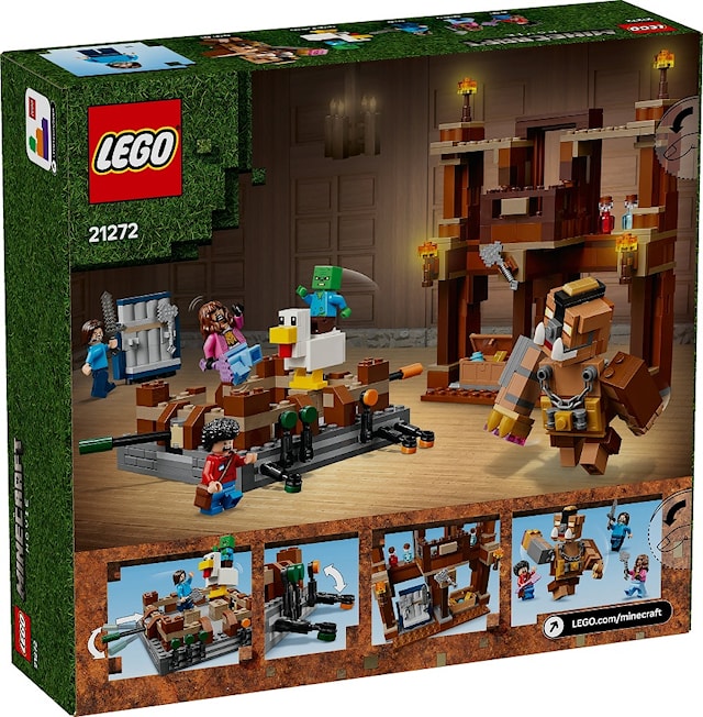 Produktbild 3 för Skogsherrgårdens stridsring LEGO® Minecraft (21272)