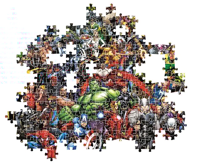 Produktbild 3 för Pussel Impossible Marvel Avengers 1000 bitar, Clementoni