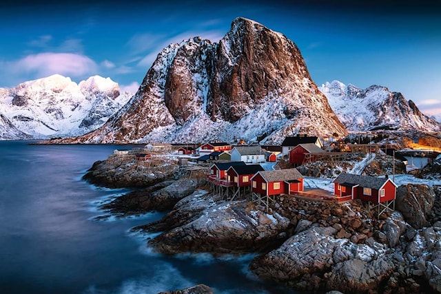 Tuotekuva 2 - Hamnoy, Lofoten, Palapeli, 3000 palaa, Ravensburger