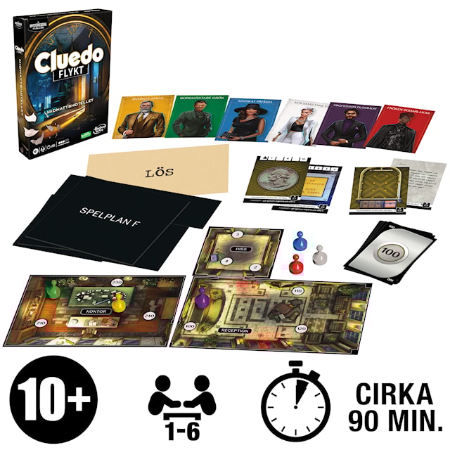 Produktbilde 3 for Cluedo Escape The Midnight Hotel, Hasbro (SE)