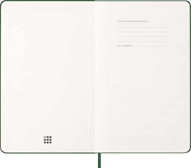 Tuotekuva 5 - Kalenteri 2026 Classic Hard 12M Daily Large Myrtle Green Moleskine