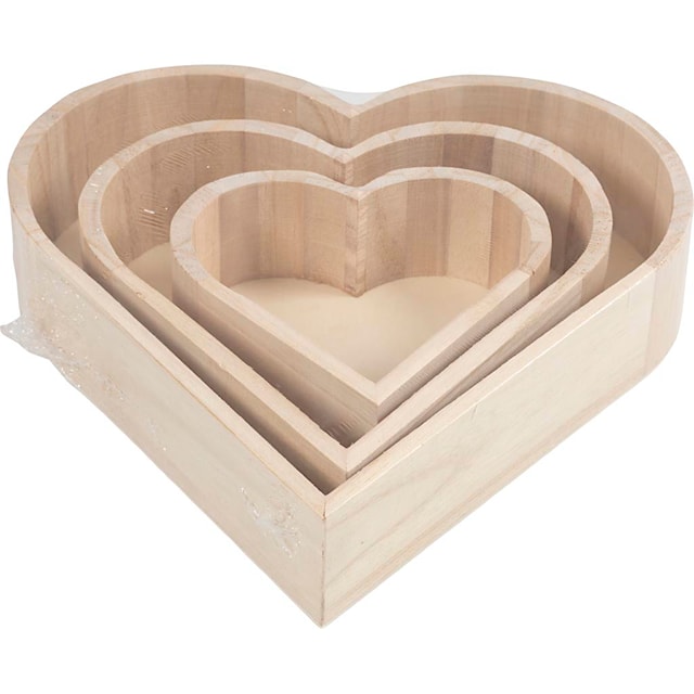 Produktbilde 2 for Hjerteskål, H: 13-25 cm, D: 5-5,2 cm, 3 stk./ 1 pk.