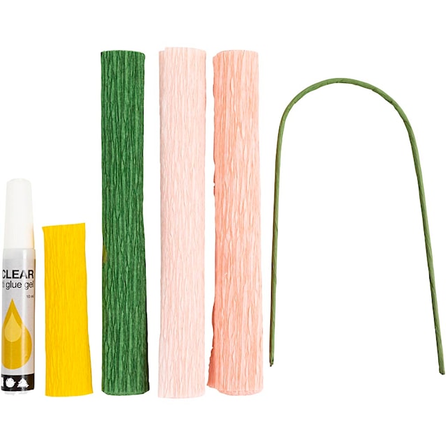 Produktbild 2 för Mini DIY Kit Kräppapper, Pion