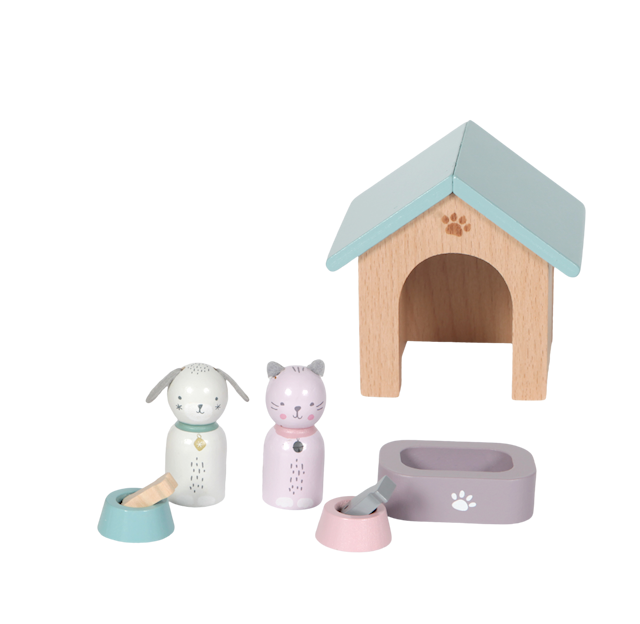 Produktbilde 1 for Kjæledyr i tre, lite nederlandsk