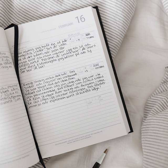 Produktbild 6 för 3-Års Dagbok A5 Denim Paperstyle