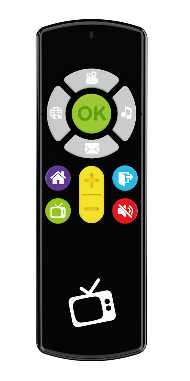 Ensimmäinen älytelevisio kaukosäädin Happy Baby