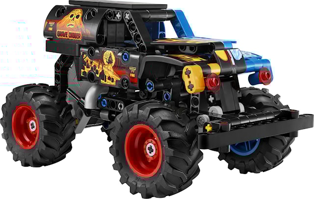 Produktbild 2 för Monster Jam™ Grave Digger™ eld och is LEGO Technic (42219)