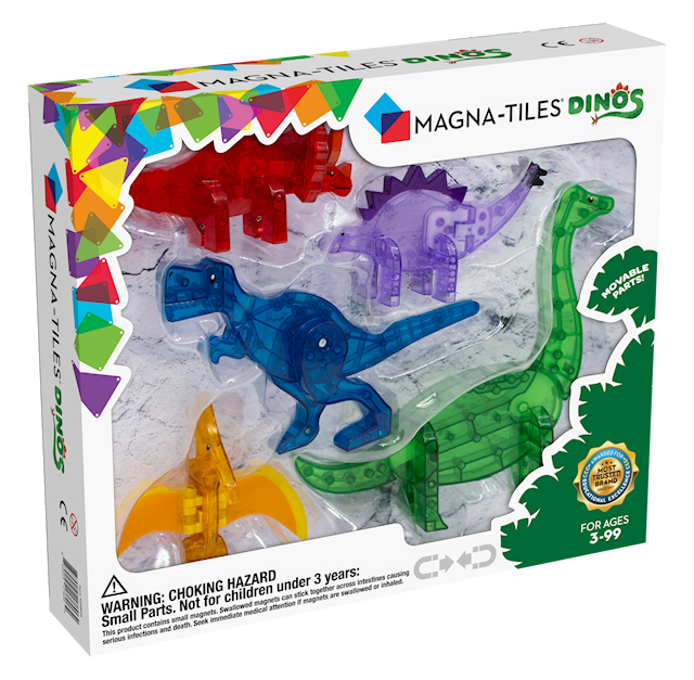 Tuotekuva 1 - Magna-Tiles Dinos 5 kpl
