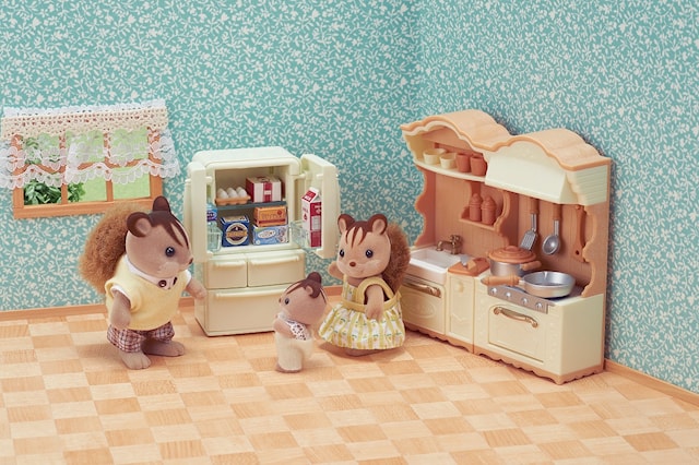 Produktbilde 2 for Kjøkken med kjøleskap, Sylvanian Families