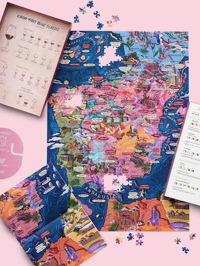 Produktbilde 5 for Vinpuslespill -  1000 brikker Water and Wines