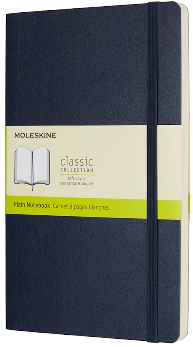 Produktbilde 1 for Classic Soft Blank Large Sapphire Blue Moleskine