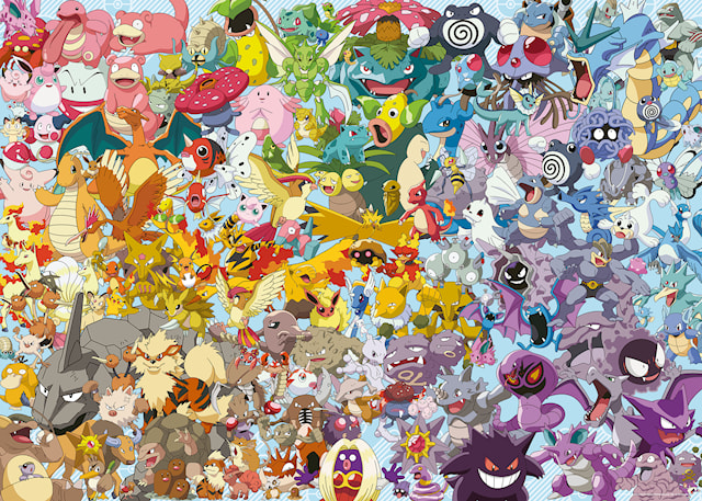Tuotekuva 2 - Challenge Pokémon Palapelit 1000 palaa, Ravensburger