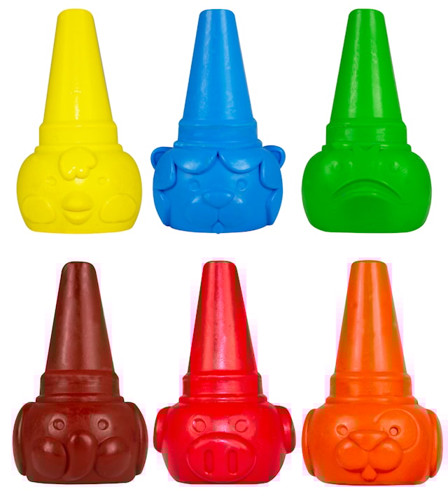 Produktbild 2 för Småtting Småbarnskrita från 2 år 6-pack Sense