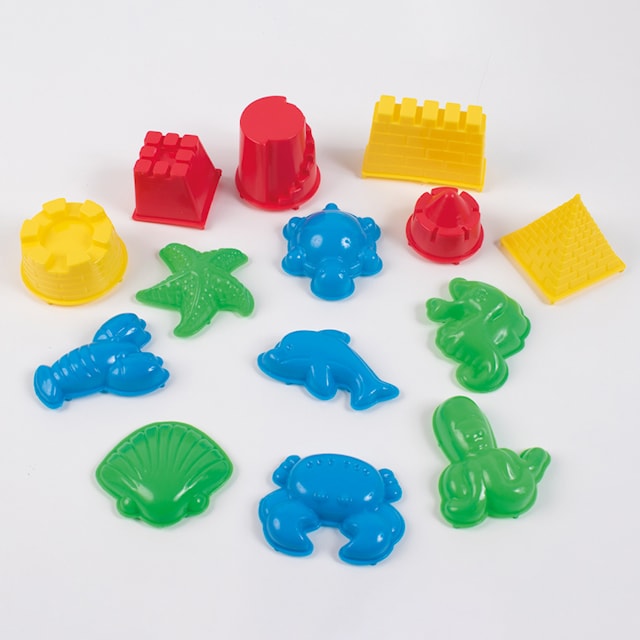 Produktbild 3 för Sandformar till leksand 14-pack Playbox