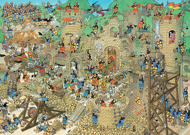 Tuotekuva 2 - Jan van Haasterenin linnan konfliktipalapeli 1000 palaa