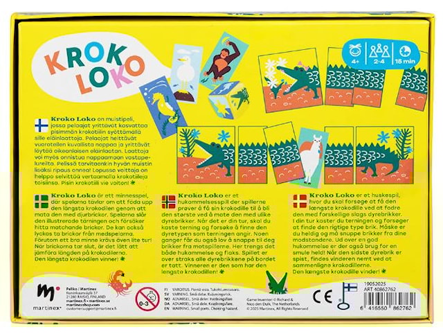 Produktbilde 3 for Kroko Loko Barnes­pill (SE/NO/FI) Peliko