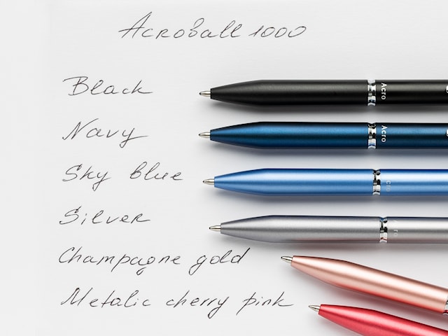 Produktbild 4 för Kulspetspenna Premium Acroball 1000 Metal M Coral Pink Pilot