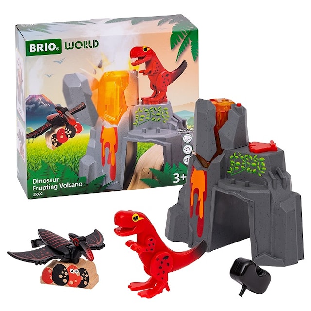 Produktbilde 1 for Dinosaurer med vulkan (36092) Brio