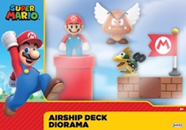 Super Mario Diorama Set Airship Deck