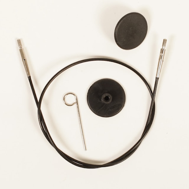 Vaier til rundpinner 76 cm (blir 100 cm inkl. pinner) Drops Plus