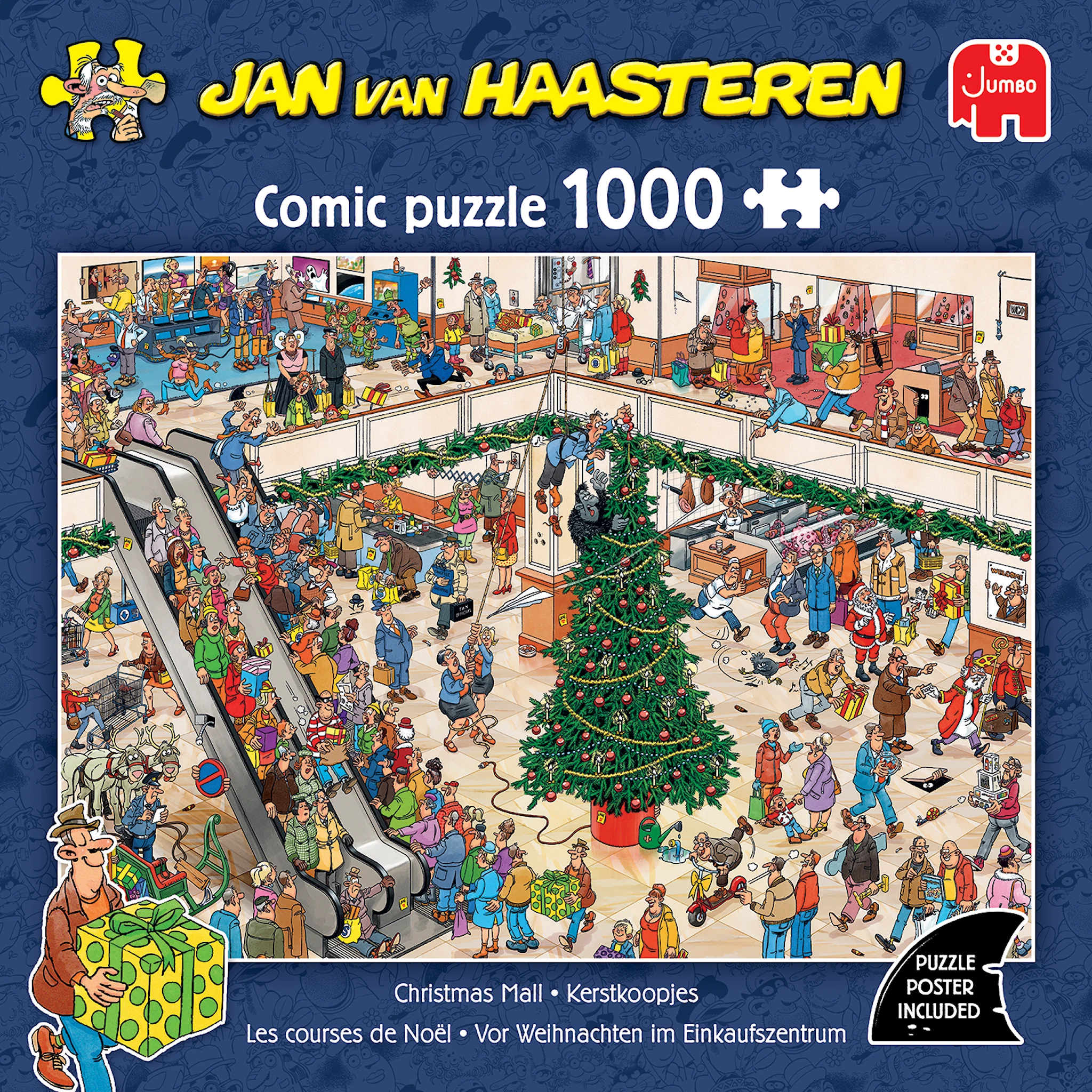 Tuotekuva ille Jan van Haasteren palapeli Christmas Mall 1000 palaa