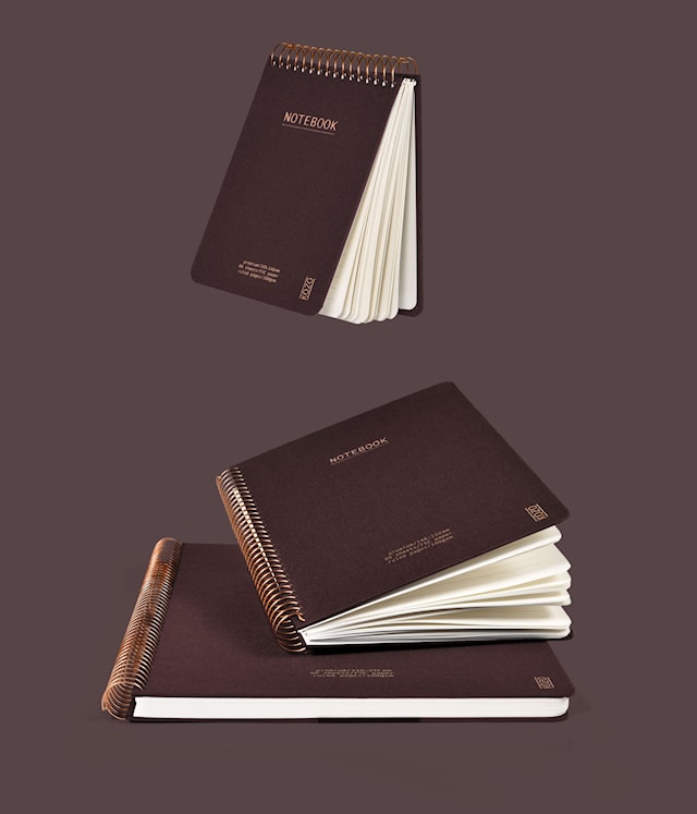 Tuotekuva 5 - Muistilehtiö A6 Premium Kahvi KOZO