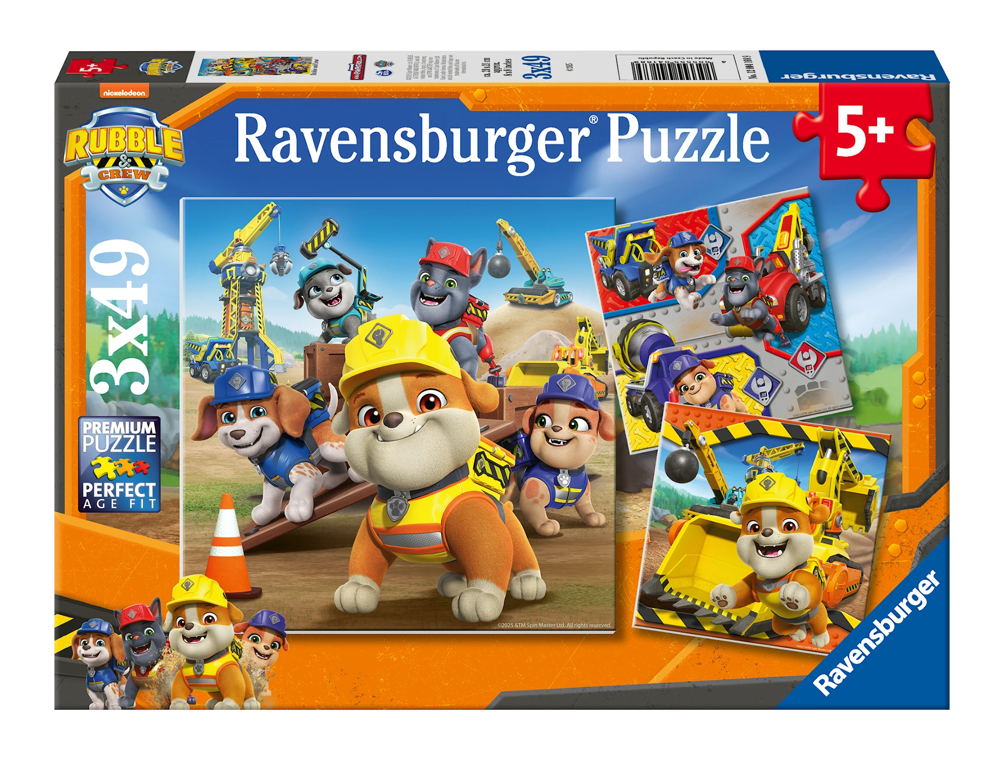 Tuotekuva ille Rubble & Crew Work Vechicles Palapelit 3x49 palaa, Ravensburger