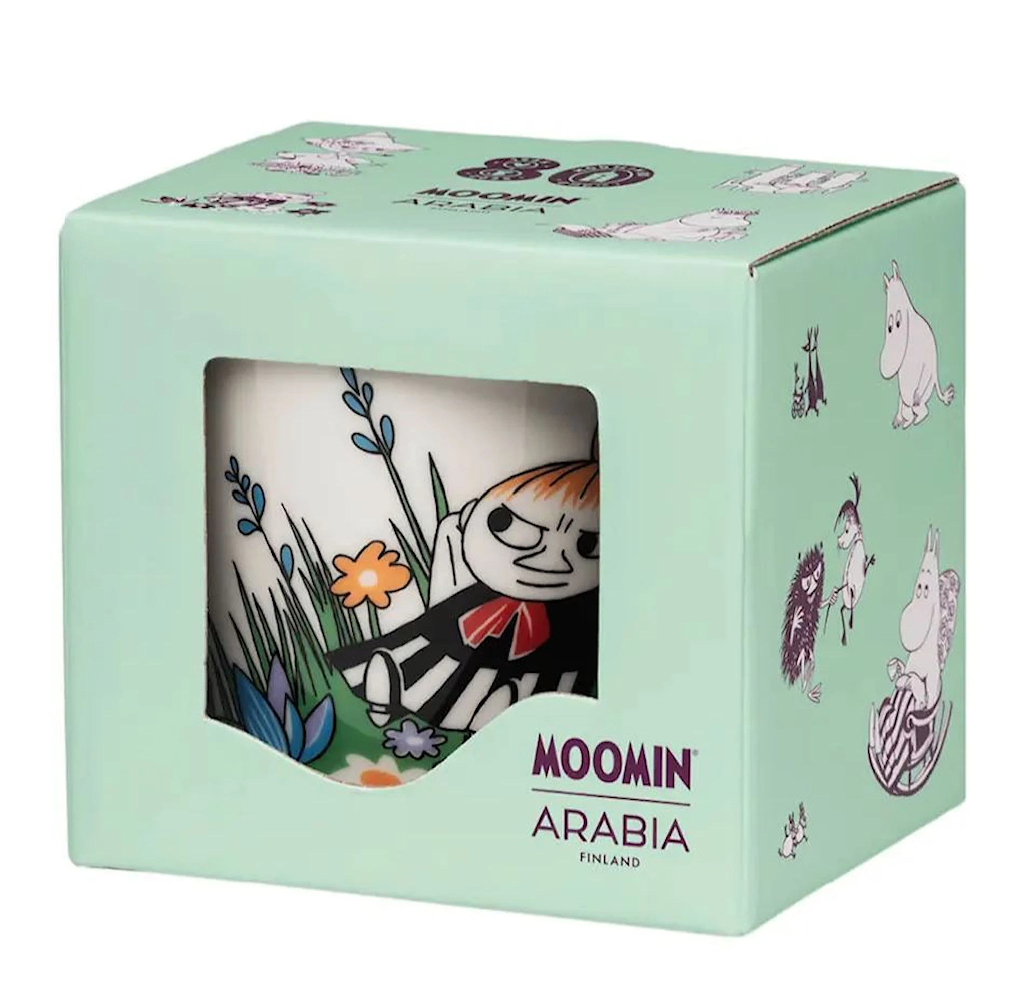 Produktbild för Arabia Mumin mugg Lilla My 80 års jubileum 30 cl