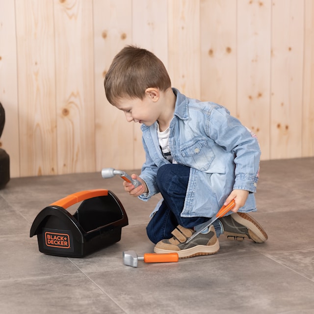 Produktbilde 6 for Smoby Black+Decker verktøykasse med 6 verktøy