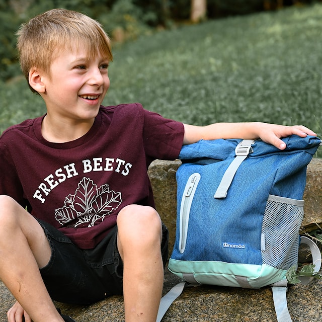 Produktbild 4 för Barnryggsäck Marinblå bblüv