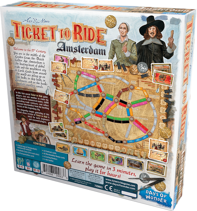 Tuotekuva 2 - Ticket To Ride Amsterdam (SE/NO/FI/DK)