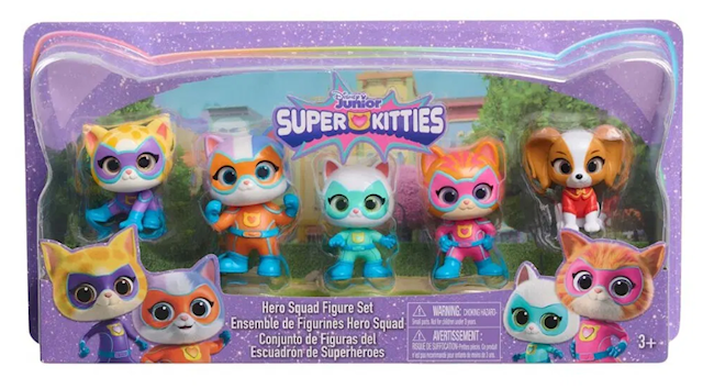 Tuotekuva 1 - Disney Jr. Super Kitties -figuurisetti 5 kpl 7,5 cm