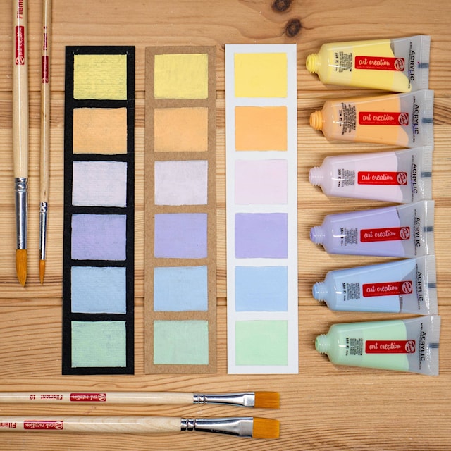 Produktbilde 3 for Akrylfarger Pastell 12 ml 6-pack Talens Art Creation