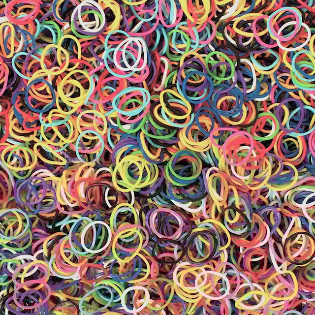Produktbilde 1 for Loom bands usortert, 5000 stk, Playbox