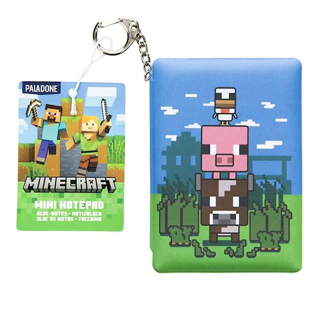 Produktbild 1 för Minecraft Mini Puffig Anteckningsbok med Nyckelring, Paladone