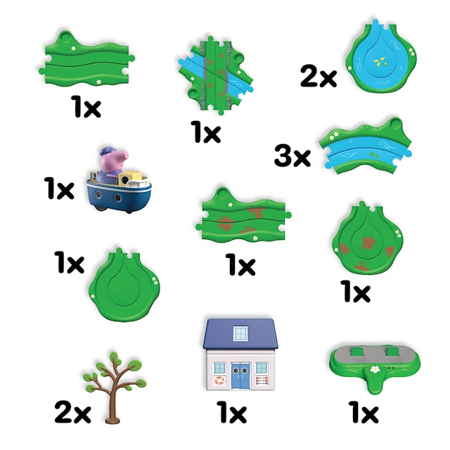 Tuotekuva 4 - Whizz Around Playset -venerata Pipsa Possu