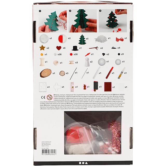 Produktbild 3 för Bygg och pyssla ett Julhus Creativ Company